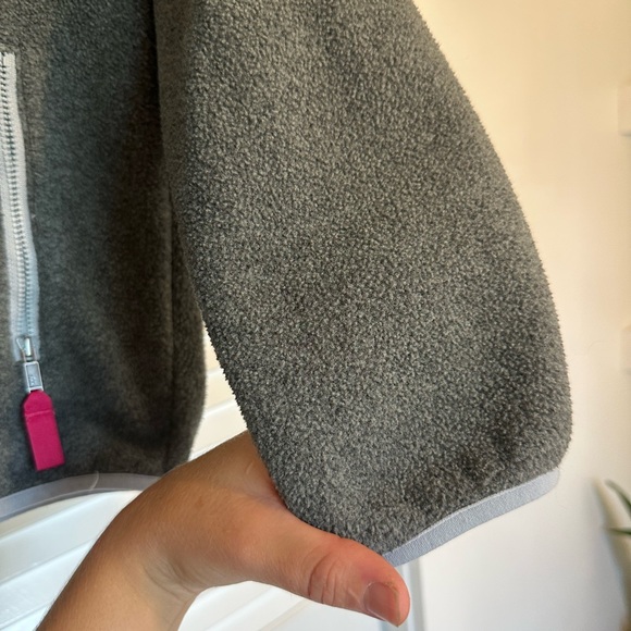 Patagonia Synchilla Gray and Pink Full Zip Jacket Size Medium - Picture 5 of 7